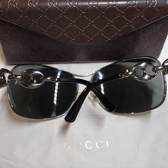 Women's Gucci Black Metal Framed - Picture 12 of 12